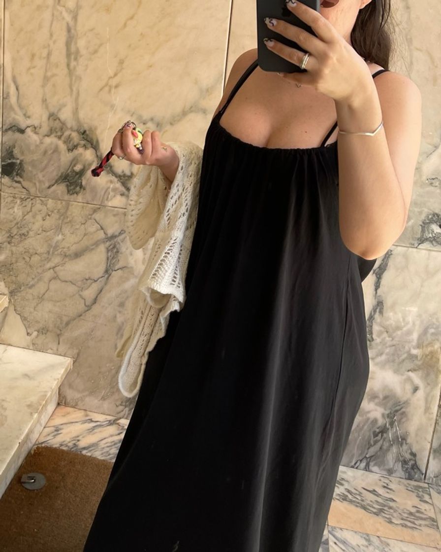 Social Zara vestido Midi alças 