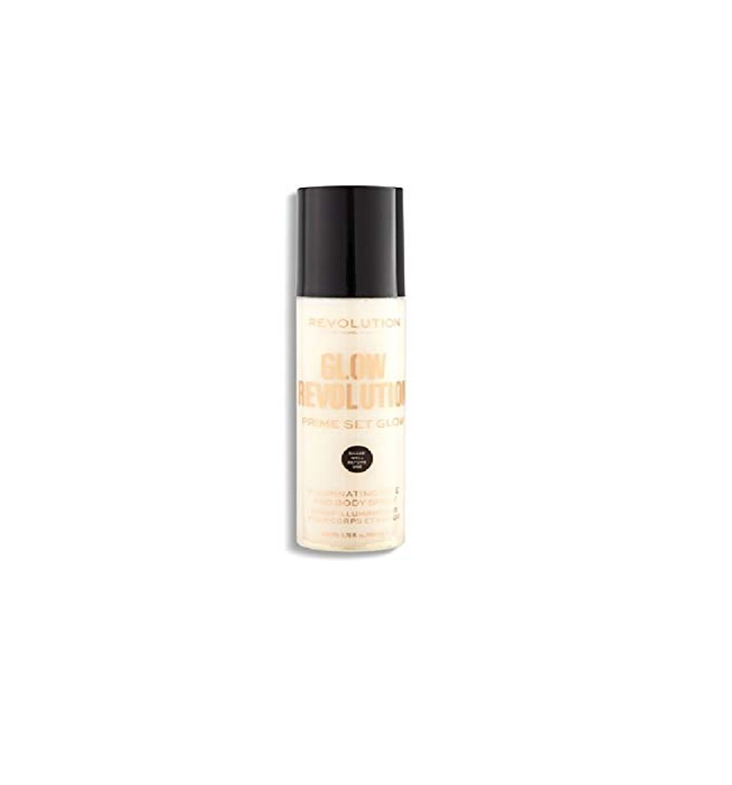 Products Revolución – Spray para cara y cuerpo – Glow Revolution – Lubricación facial y corporal – Eternal Gold