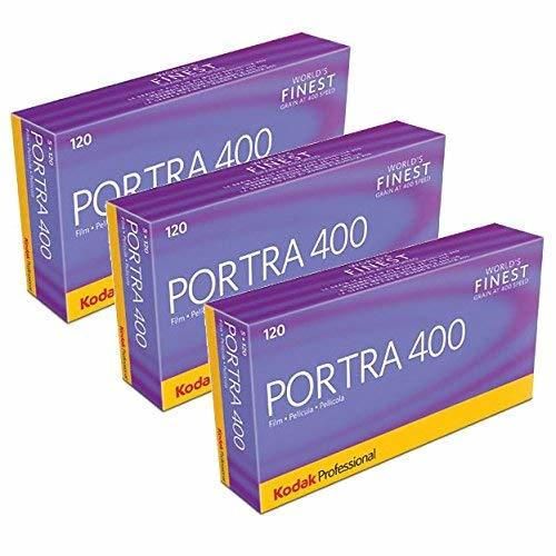 3 x Kodak Portra 400 120 rollo de película profesionales