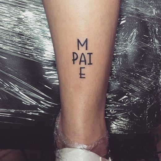 Tatuagem pai e mãe 