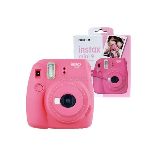 Câmera fotográfica fugifilme instax mini 9 rosa  flamingo
