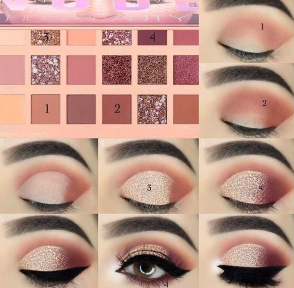 Moda Mais um tutorial de make em imagem 