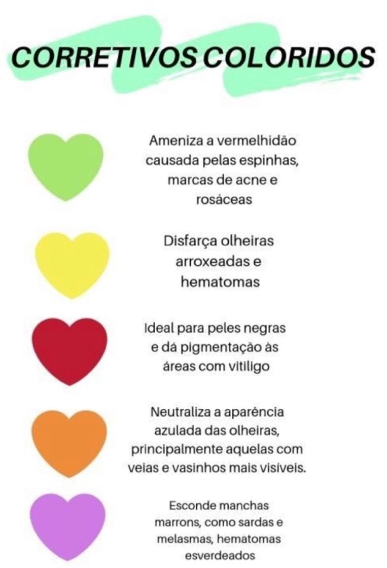 Moda Dicas de corretivo coloridos 