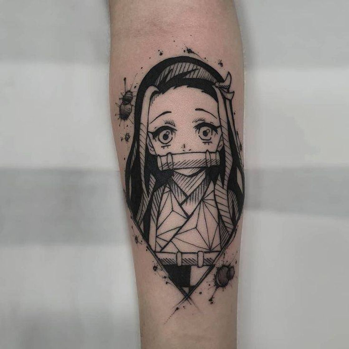 Moda Tatuagem da Nezuko