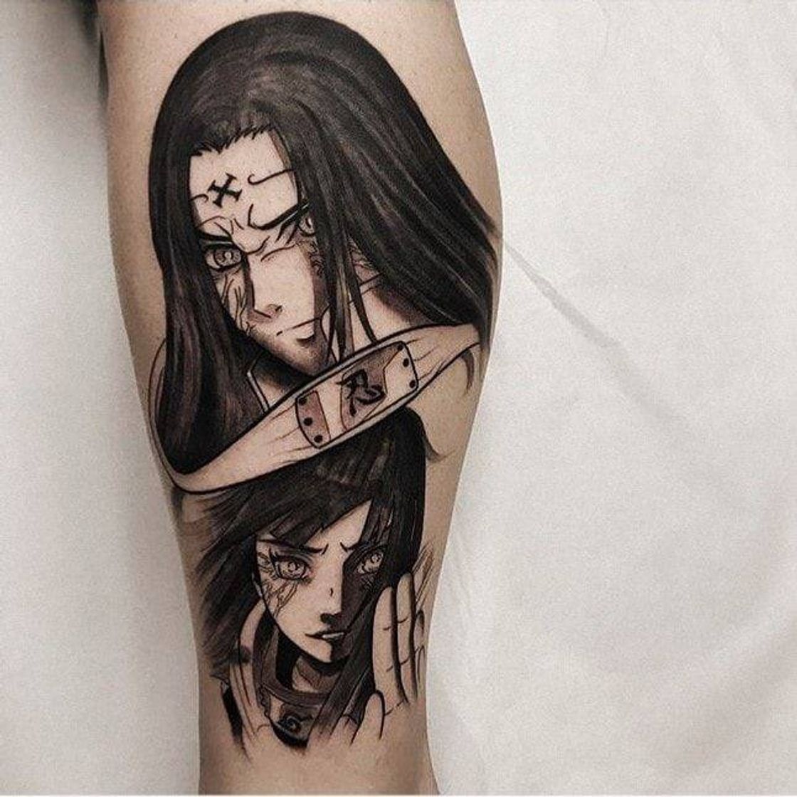 Moda Tatuagem do Neji e Hinata