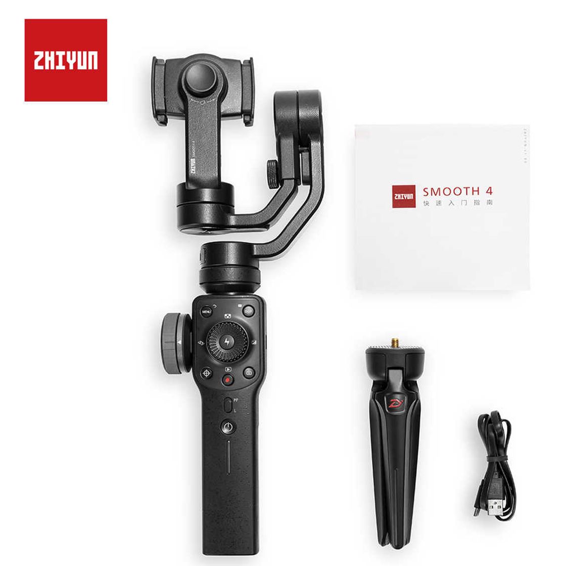 Moda Zhiyun gimbal smartphone suave 4 3 eixos handheld telefone e