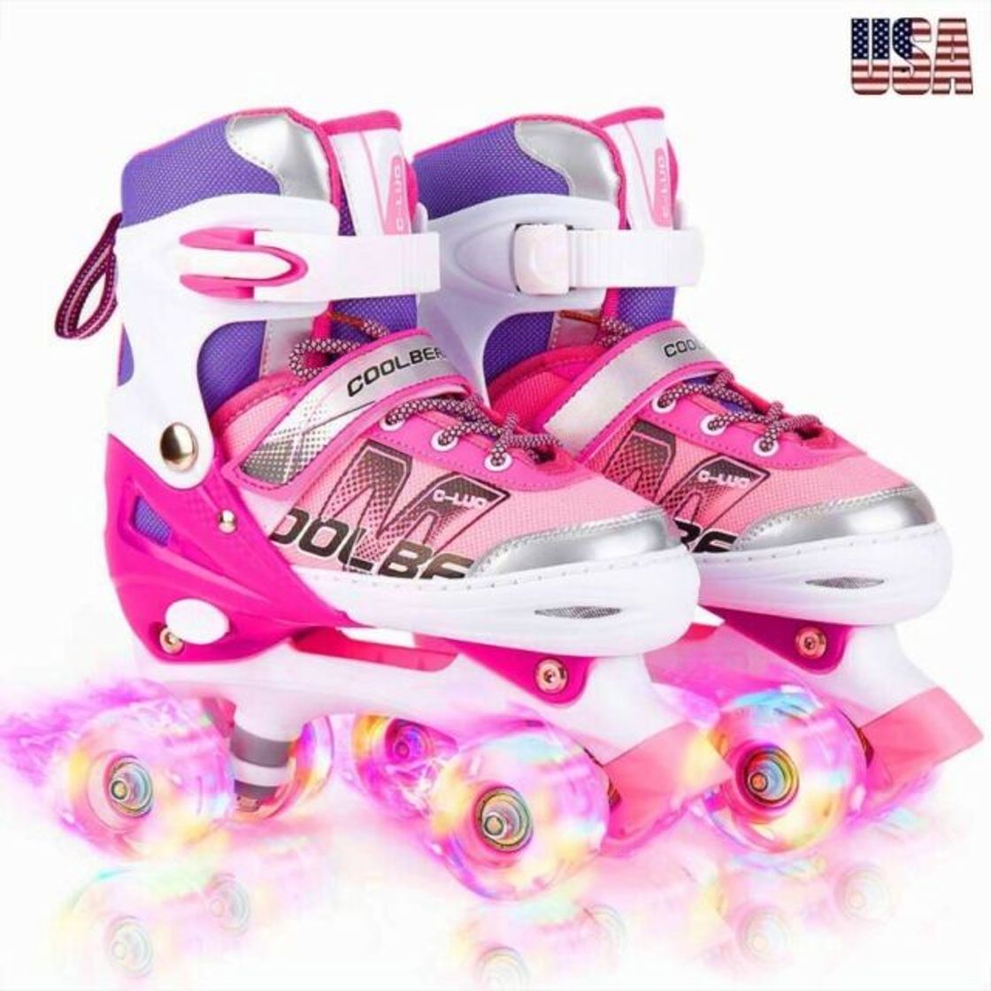 Fashion qmj Patines 4 Ruedas Niña