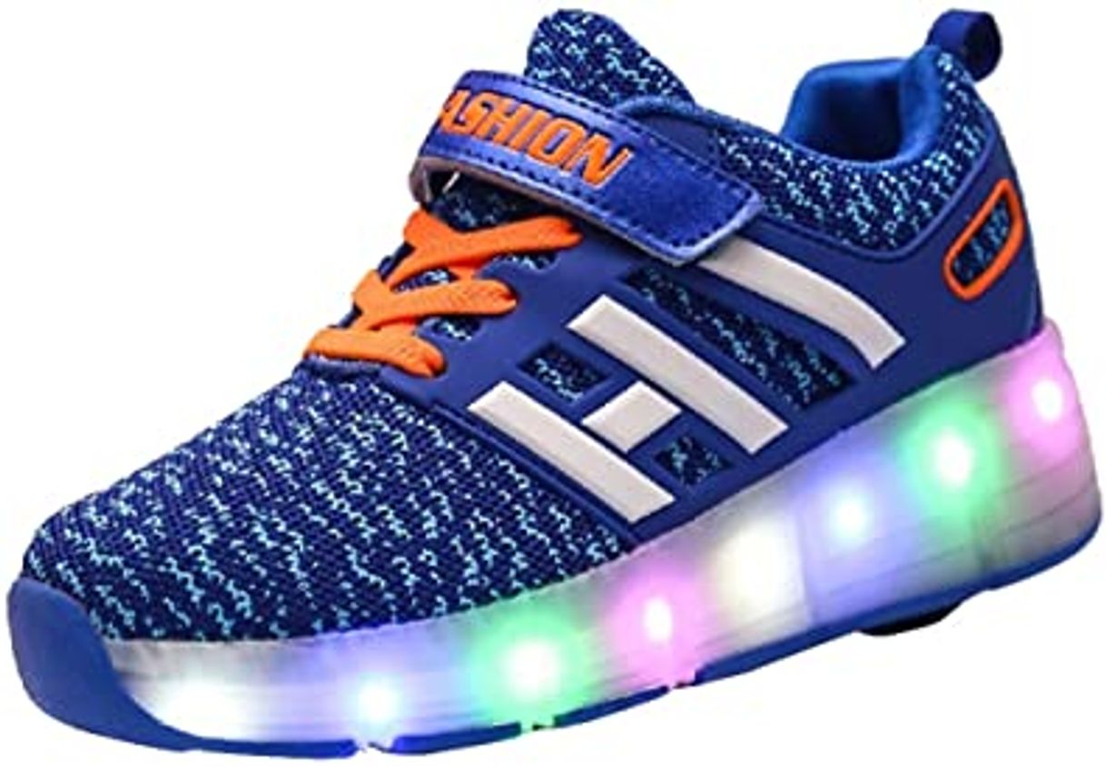 Fashion Led Luces Zapatos con Ruedas para Pequeños Niños y Niña Automática Calzado de Skateboarding Deportes de Exterior Patines en Línea Brillante Mutilsport Aire Libre y Deporte Gimnasia Running Zapatillas