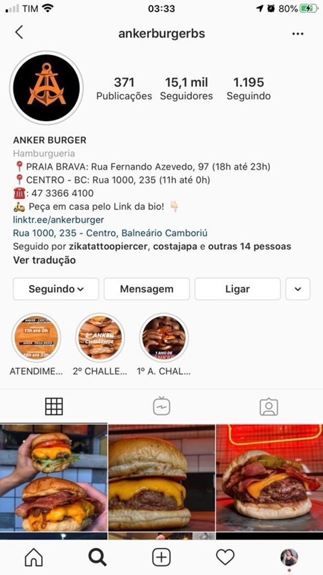 Restaurantes Anker Burger