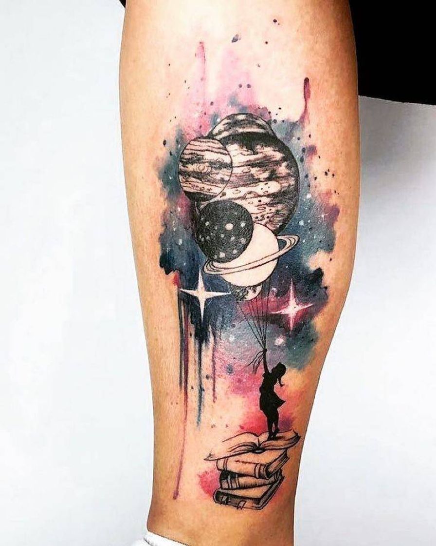 Moda Tattoos Aquarela Femininas para te inspirar