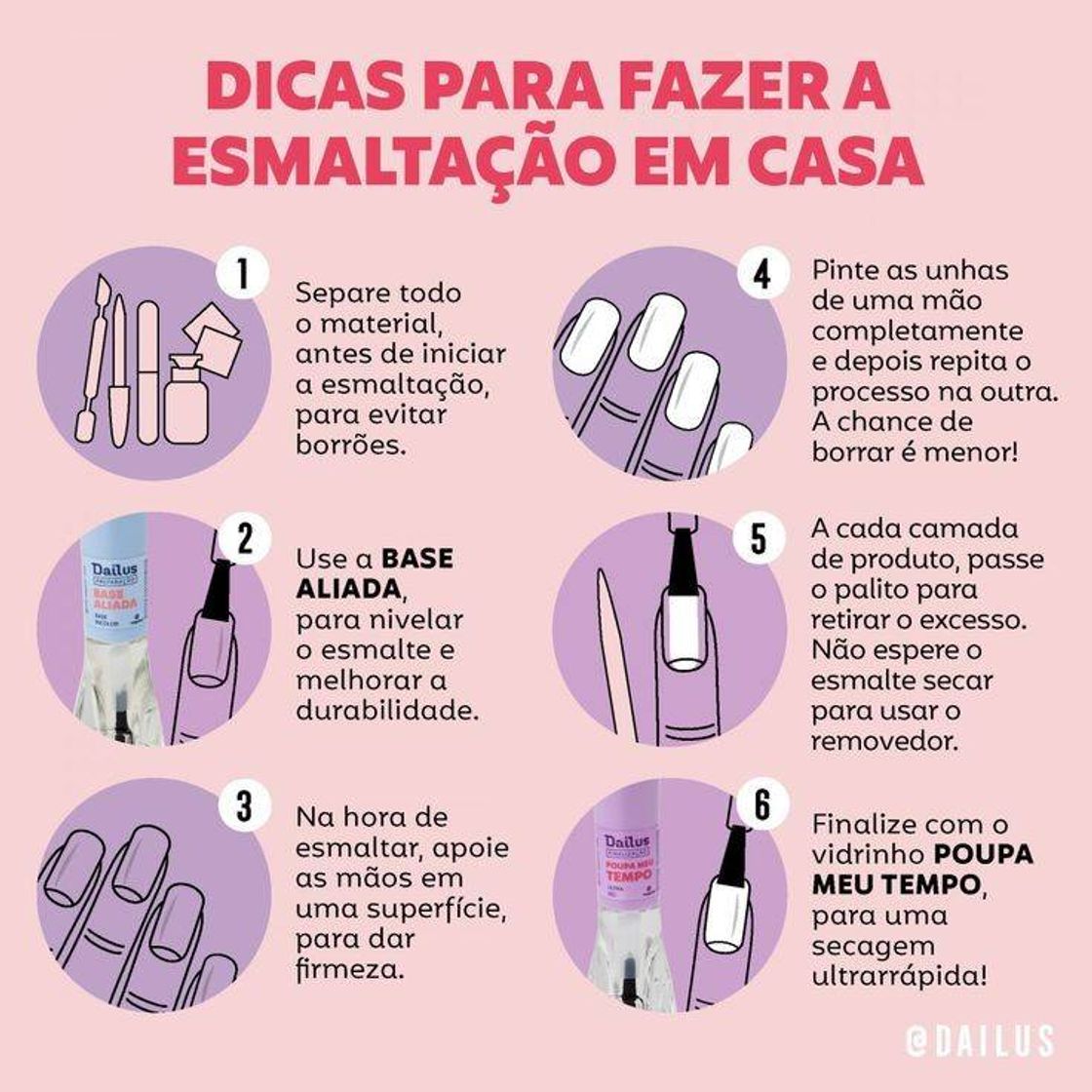 Moda Dica de esmaltação