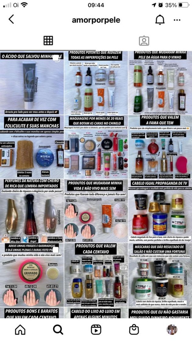 Moda Dicas de Produtos. 