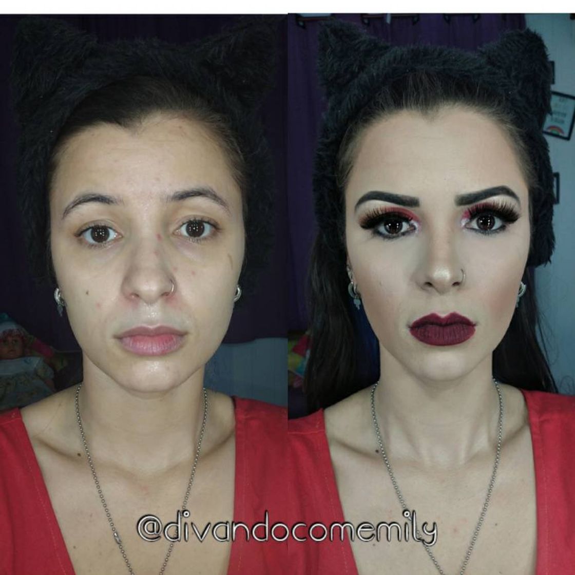 Fashion Makeup feita em mim