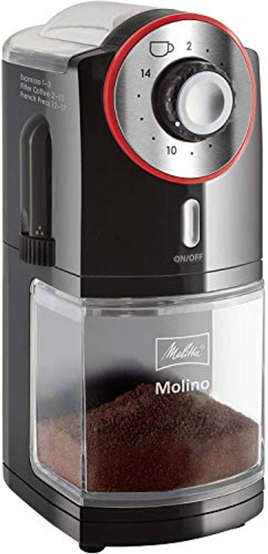 Product Melitta 1019-01 molinillos de cafe, 100 W, 0.2 kg, Negro