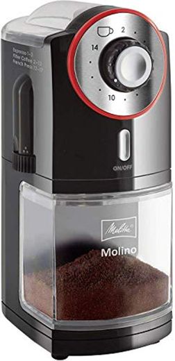Melitta 1019-01 molinillos de cafe, 100 W, 0.2 kg, Negro