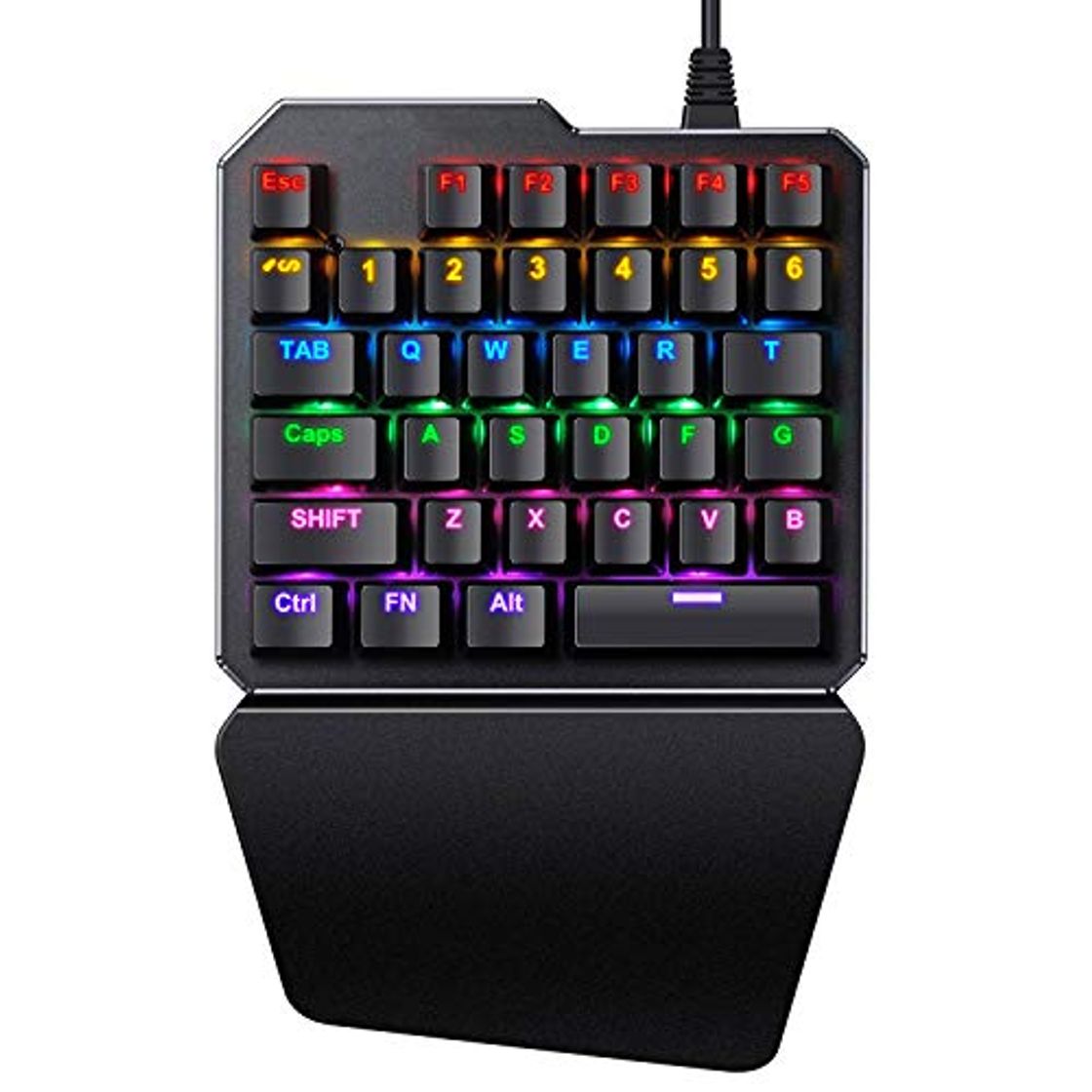 Product Teclado Mecánico Gaming con una Mano - 35 Teclas y Switches Blue