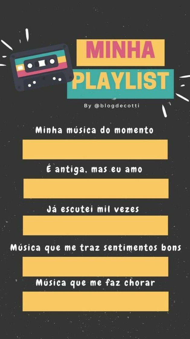 Fashion Minha playlist 🎧