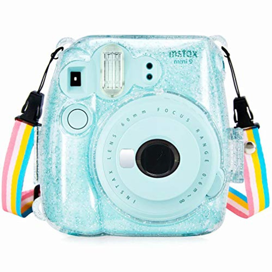 Electrónica Anter Cristal Instax Mini 8 Funda de PVC para Fujifilm Instax Mini