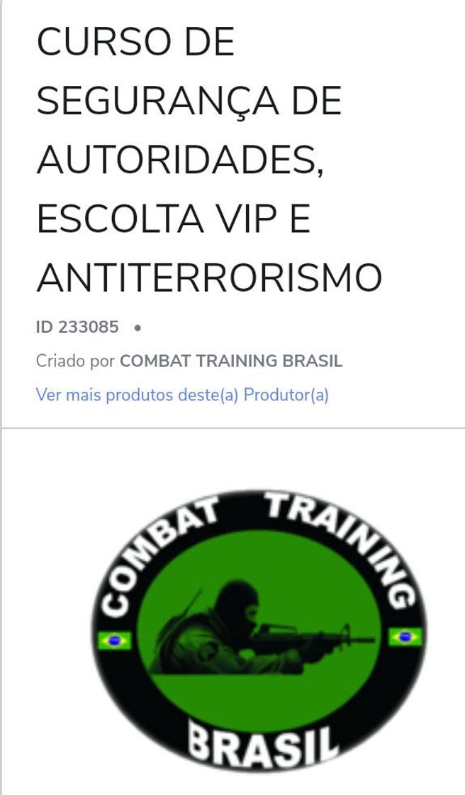 Fashion Curso de segurança de autoridades escolta VIP  antiterrorism