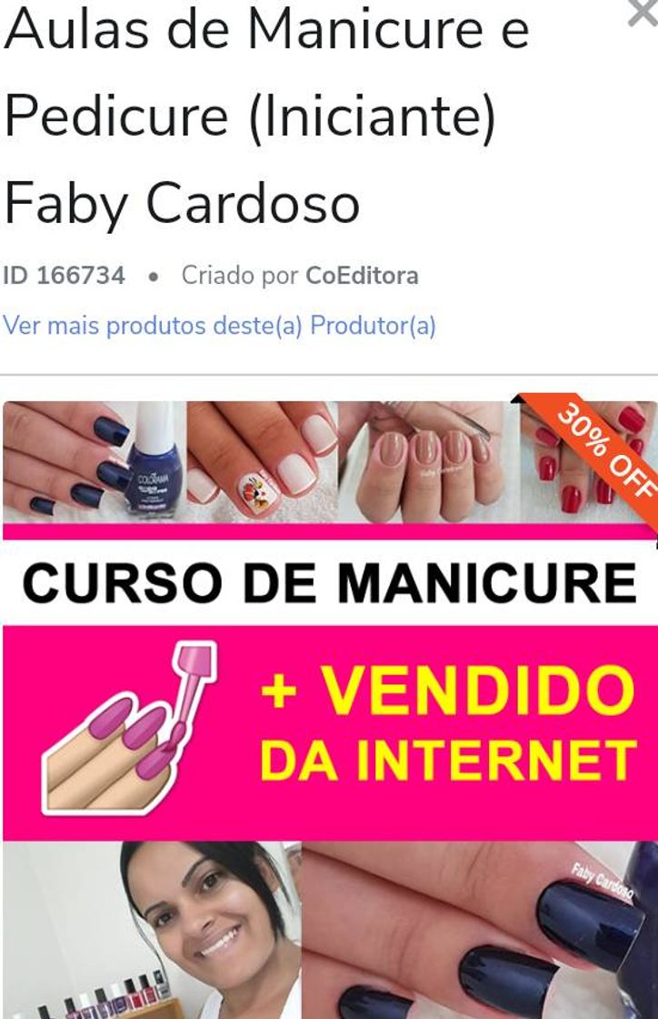 Moda Curso de Manicure,