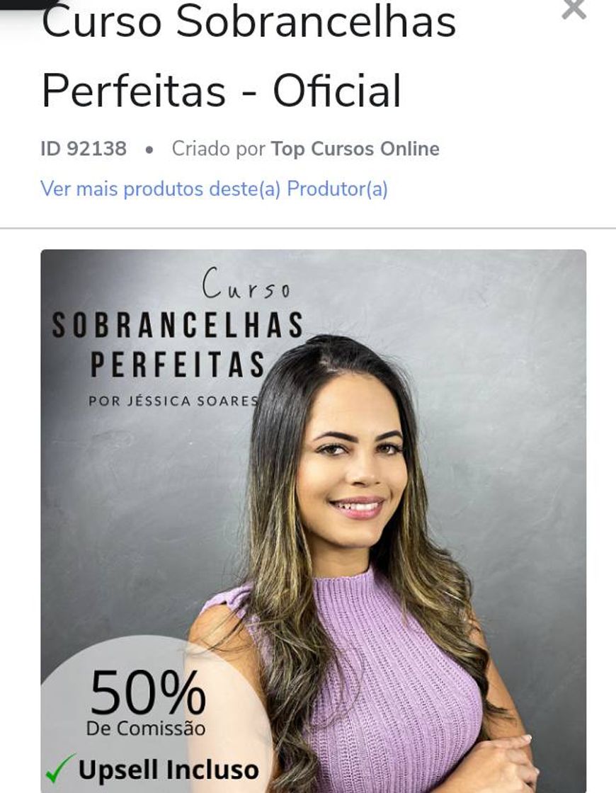 Moda Curso de sobrancelhas perfeitas