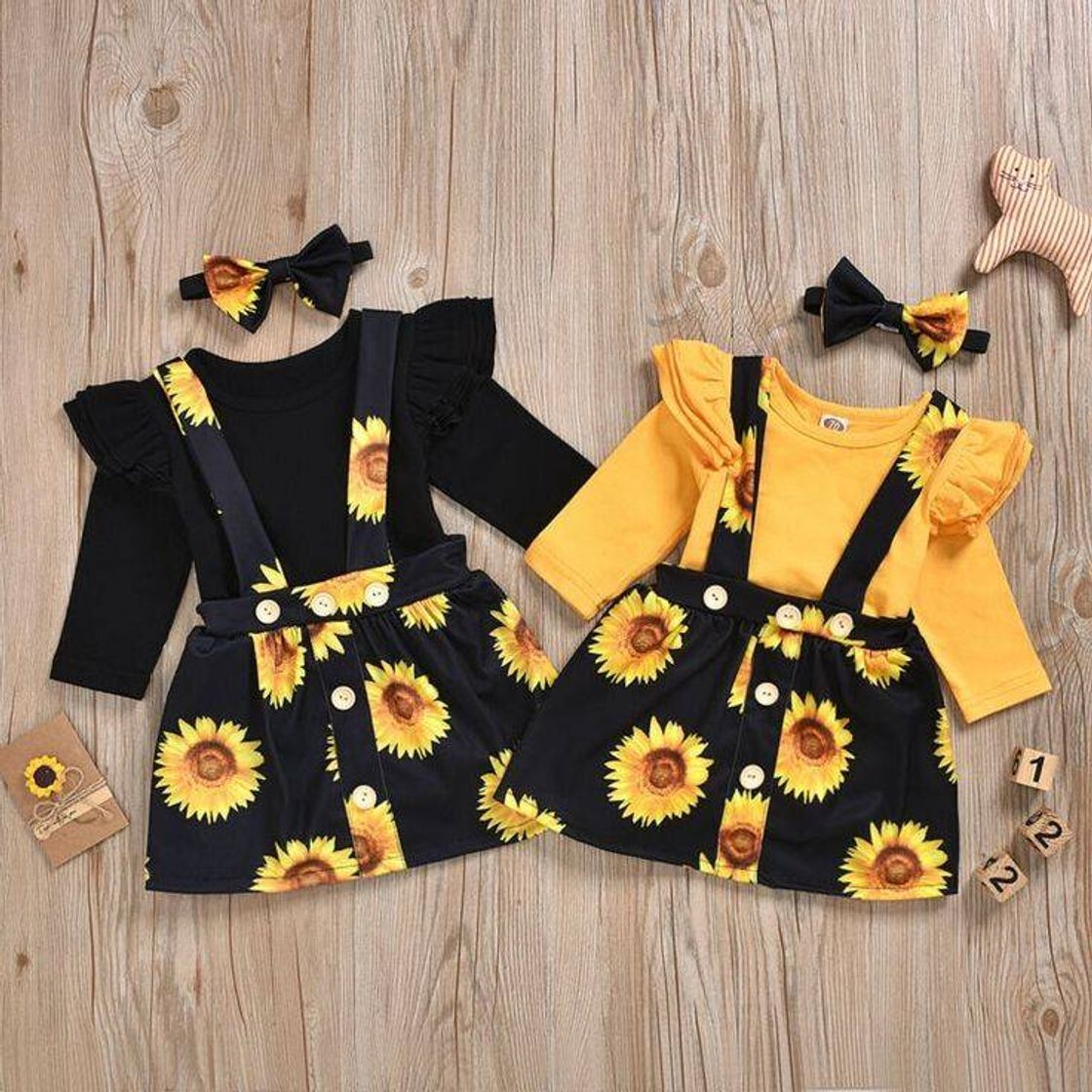 Moda Look bebê GIRASSOL 😍