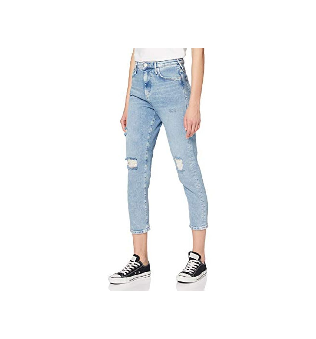 Fashion True Religion Halle Momfit Vaqueros Boyfriend, Azul