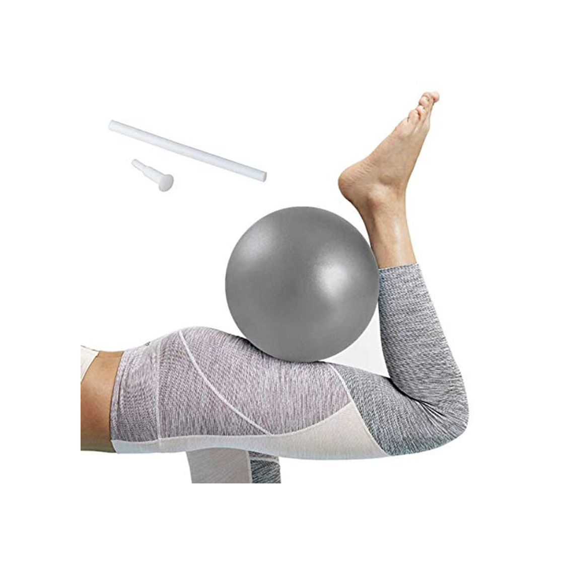 Producto Softball Pilates, Mini Pelota de Ejercicio de 25cm, Anti-Burst Ballon Fitness, Softball