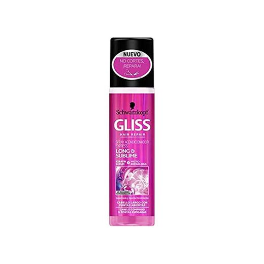 GLISS acondicionador express long & sublime spray 200 ml