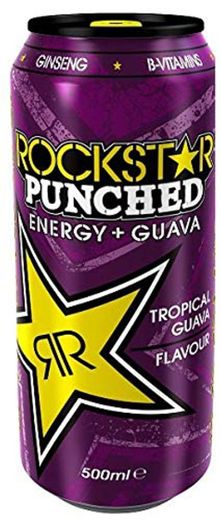 Rockstar Guava Bebida Energtica Ligeramente Carbonatada