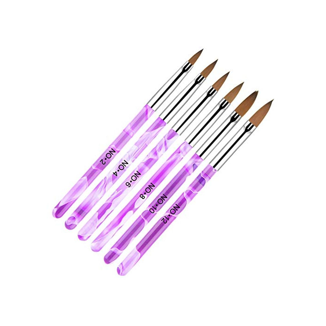 Belleza AvoDovA 6PCS Pinceles para Uñas