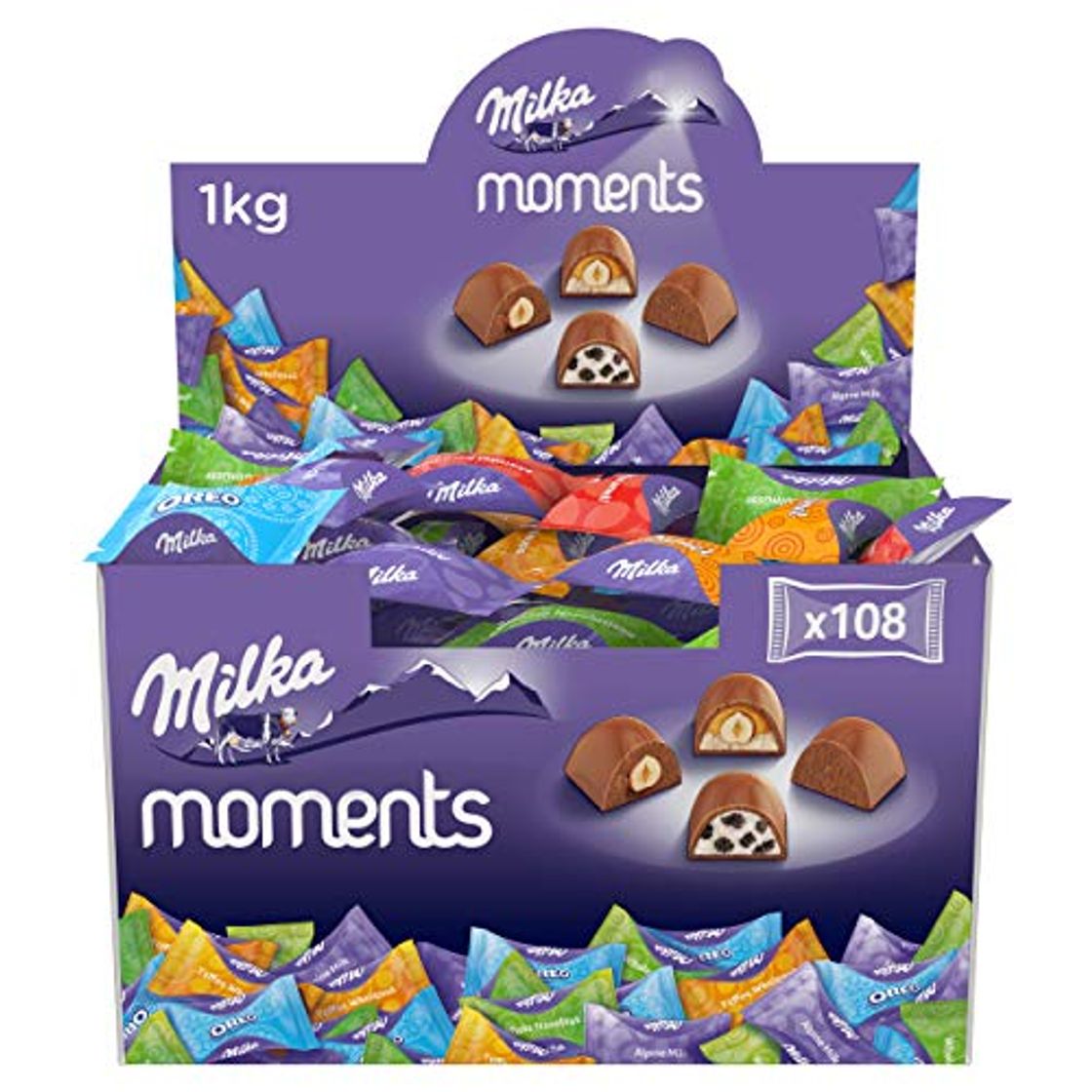 Producto Milka Moments Chocolatinas De Tierno Chocolate Con Leche De Los Alpes -