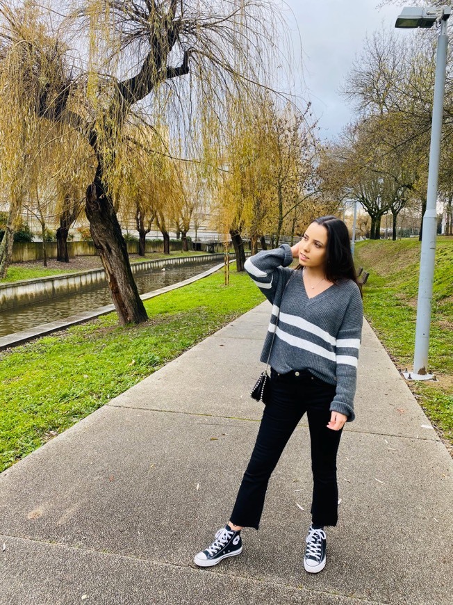 Social Look com as calças anteriores