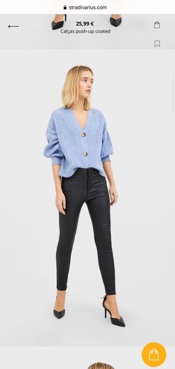 calças push up stradivarius