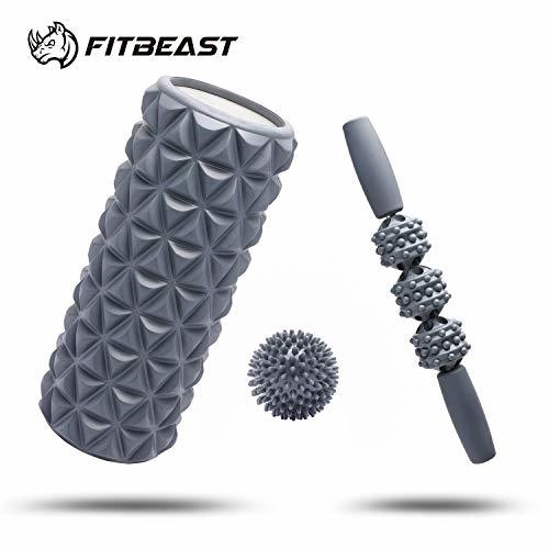 Products Juego de Rodillos de Espuma FitBeast 2 en 1 Para Masaje Muscular