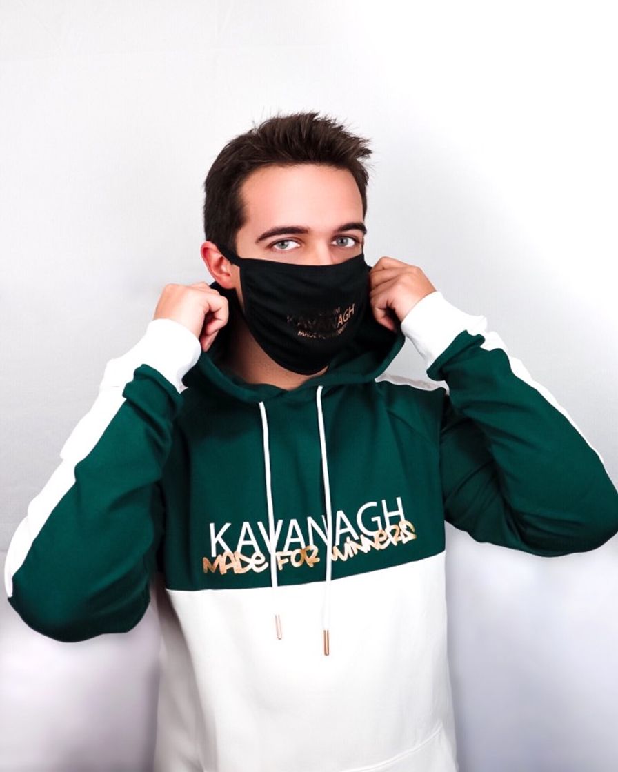 Social Gianni Kavanagh Men Dark Green Street Art Hoodie