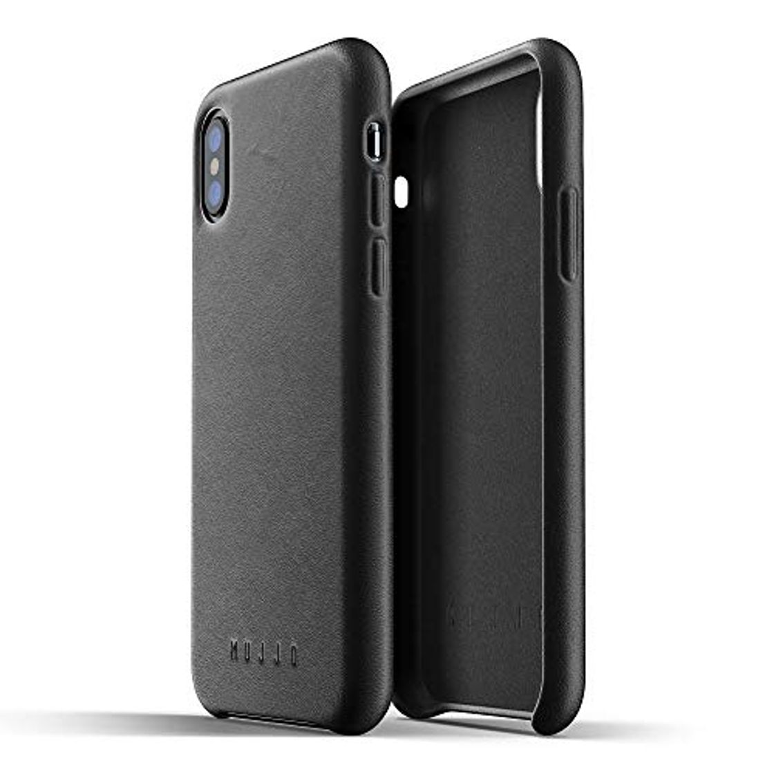 Products Mujjo CS-095-BK - Funda de Piel Lisa para Apple iPhone X