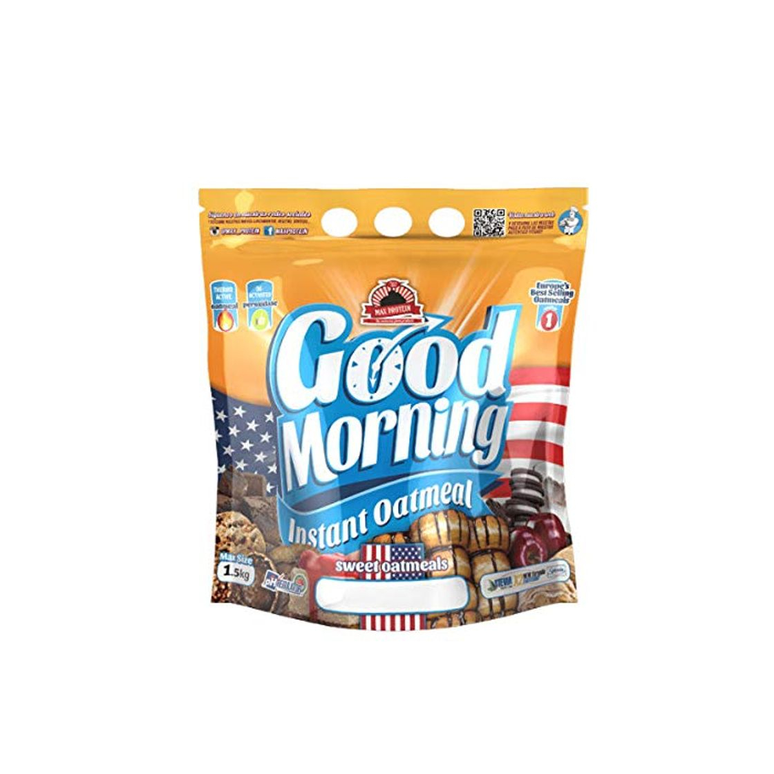 Productos Max Protein Good Morning Instant Oatmeal - 1