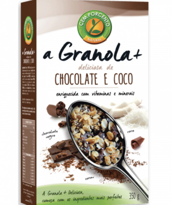 Fashion Granola com Chocolate e Côco