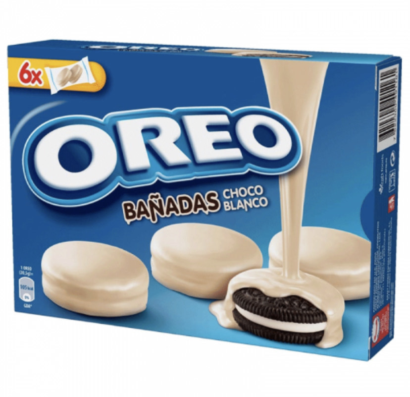 Fashion Bolachas Oreo cobertas com Chocolate Branco 