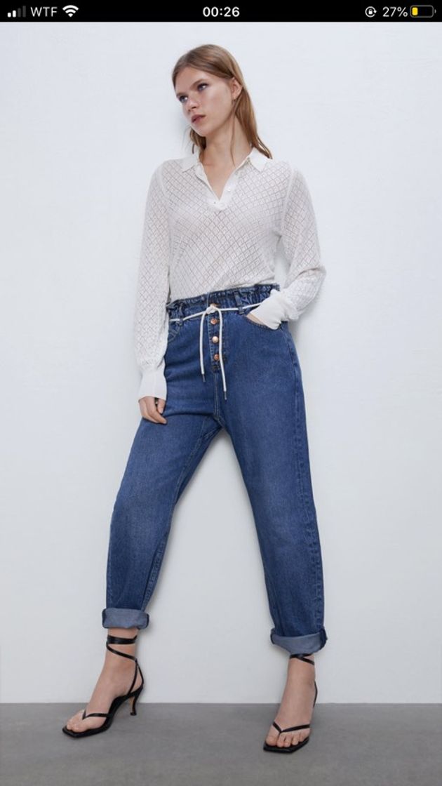 Product Baggy Jeans With Hope Detail 