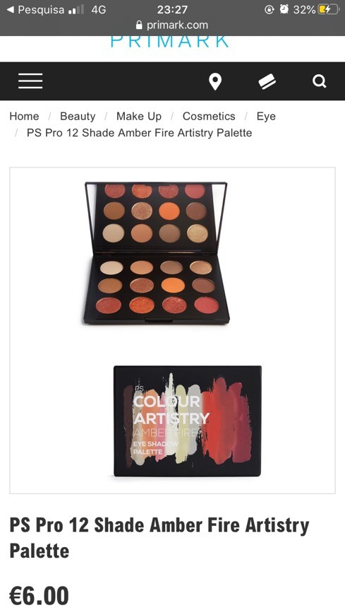 Fashion Paleta de sombras 