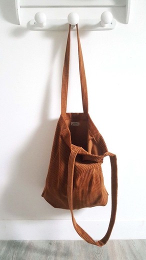 Brown Corduroy Bag