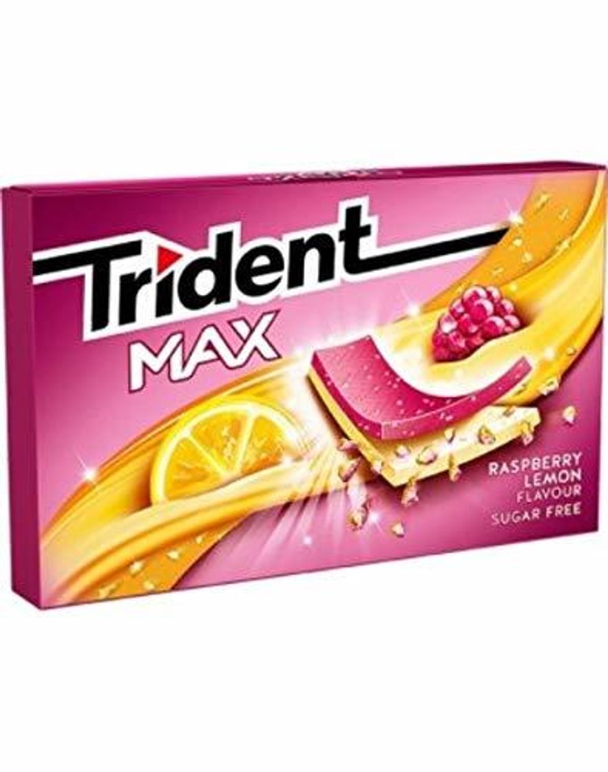 Product CHICLE TRIDENT MAX FRAMBUESA LIMON