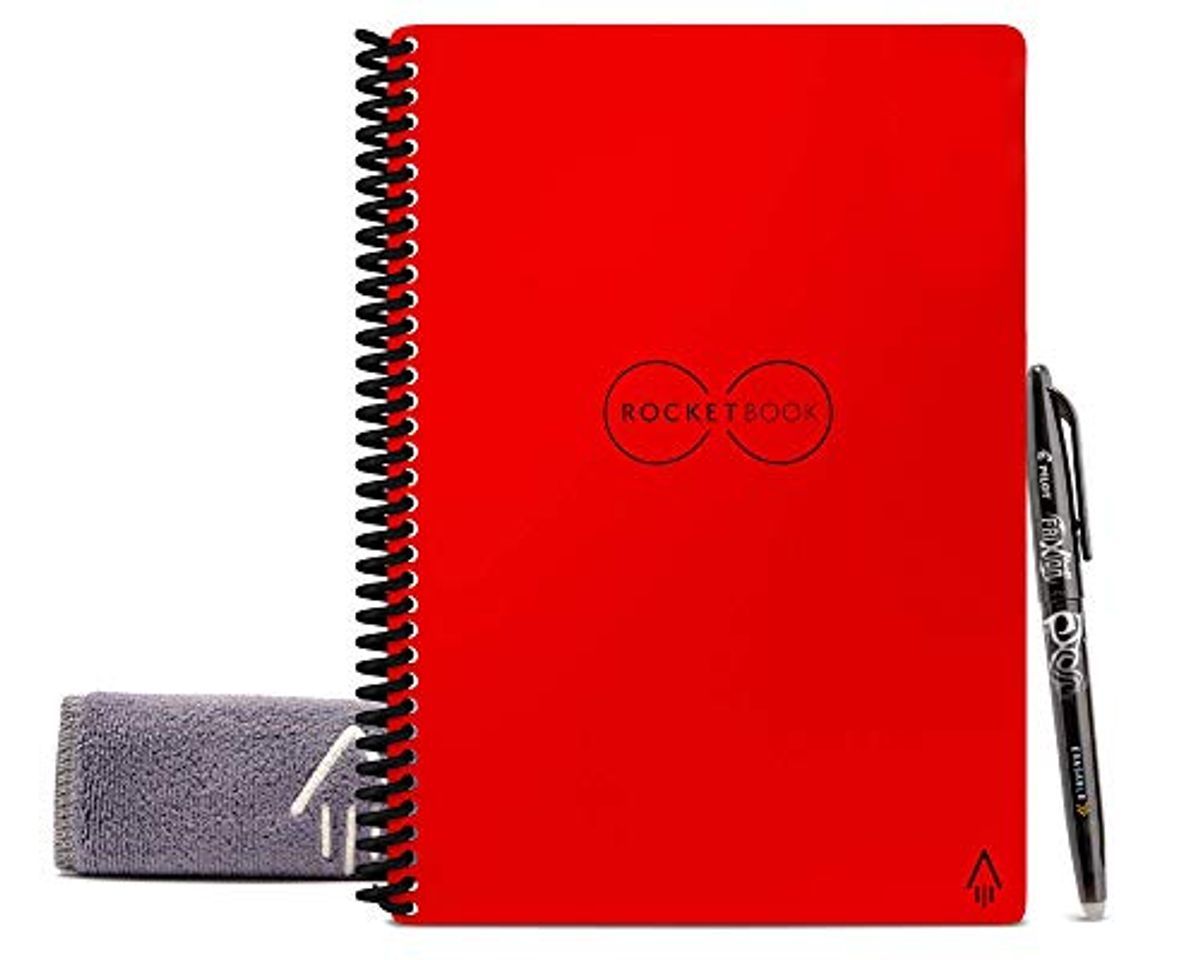 Products Rocketbook Libreta - Cuaderno Digital Inteligente de Papel Borrable Reutilizable en Espiral