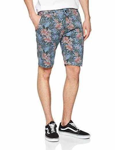 Pepe Jeans MC Queen Short Floral Bañador, Azul