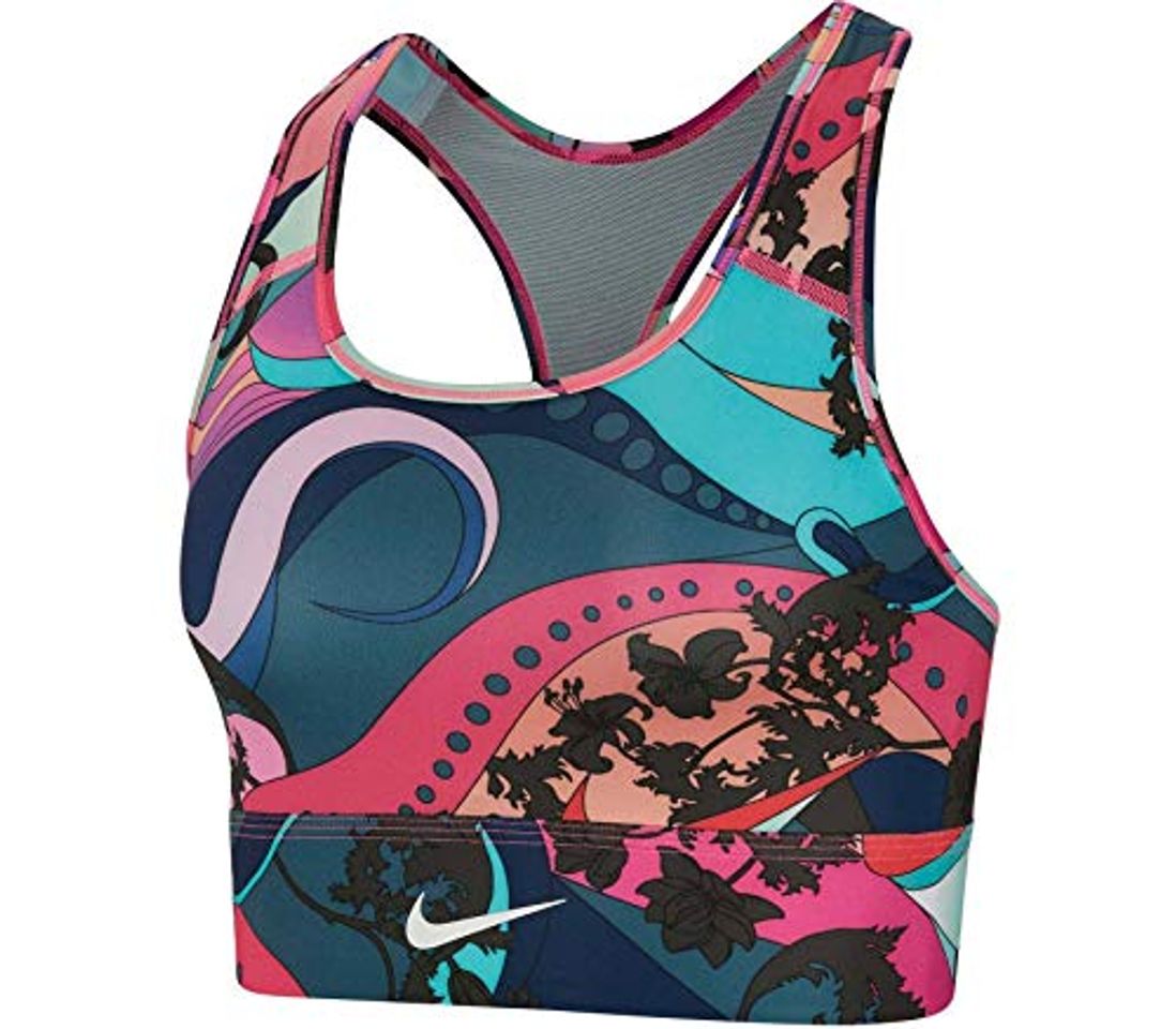 Fashion NIKE Swoosh Icon Clash PRT BH Mujeres, Hyper Azul