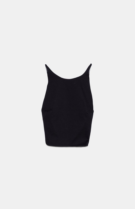 Products Top Preto Básico Zara