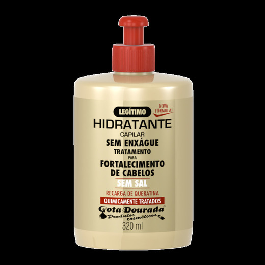 Gota dourada creme pentear