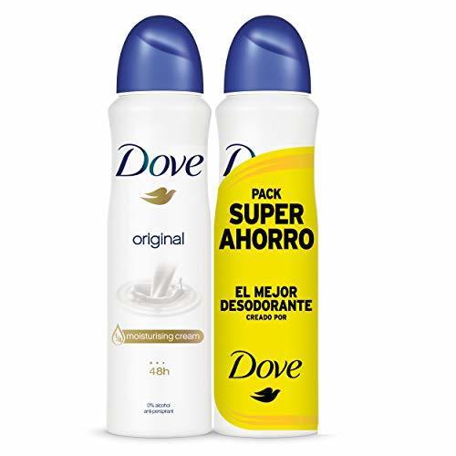 Products Dove Original Desodorante Antitranspirante en Aerosol 48h de Protección con ¼ de